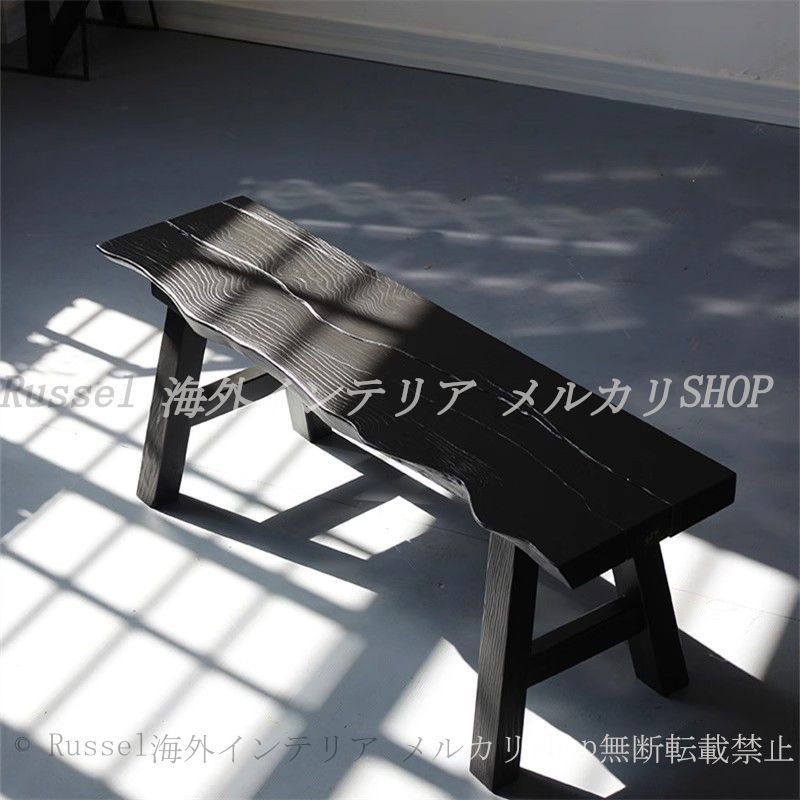 ベンチ 木目 シンプル ブラック 幅 120 cm おしゃれ かわいい インテリア 椅子 長椅子 ガーデン バルコニー パティオ 公園 庭 屋外 ベランダ 黒