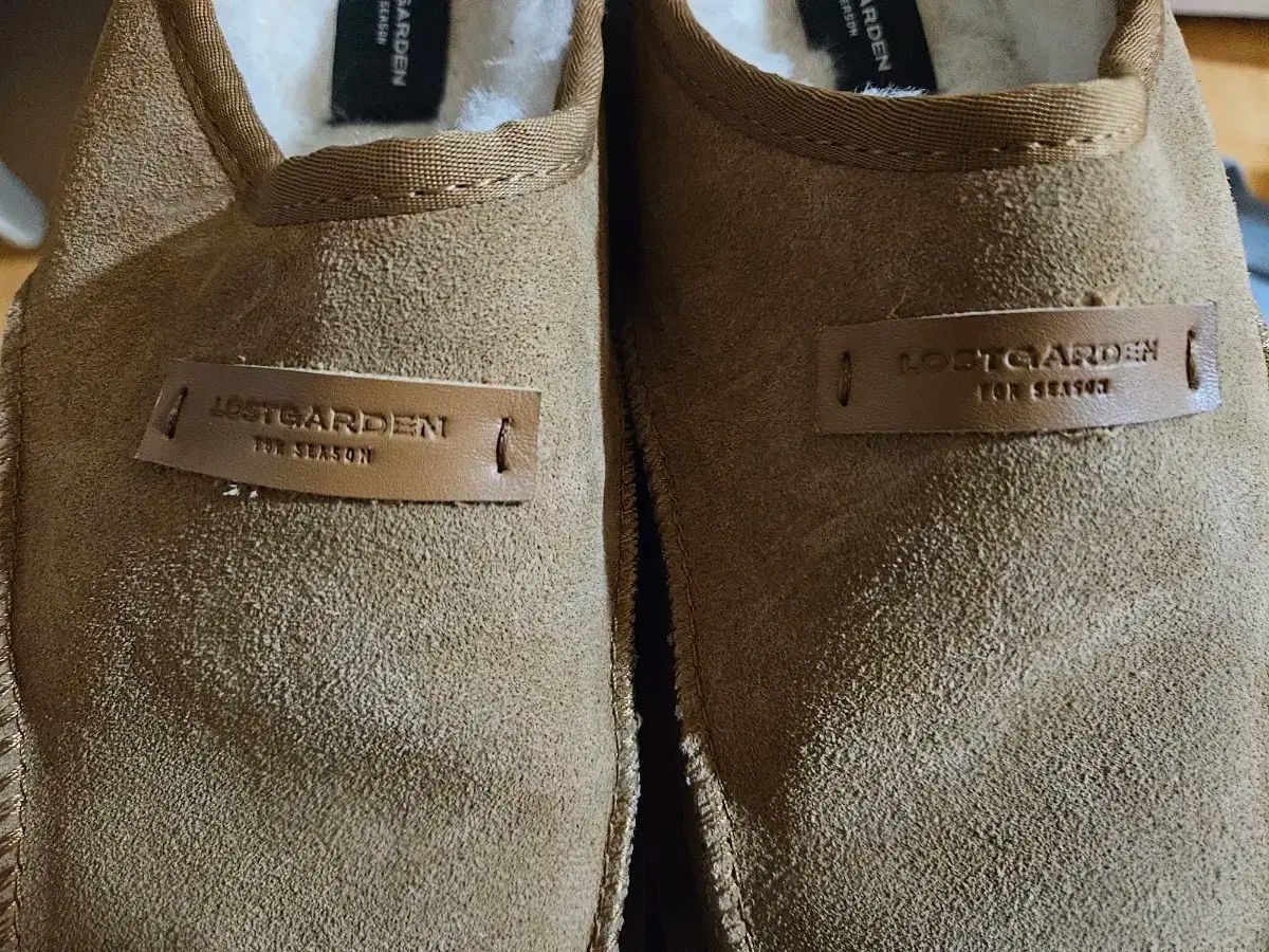 スウェード スリッパ