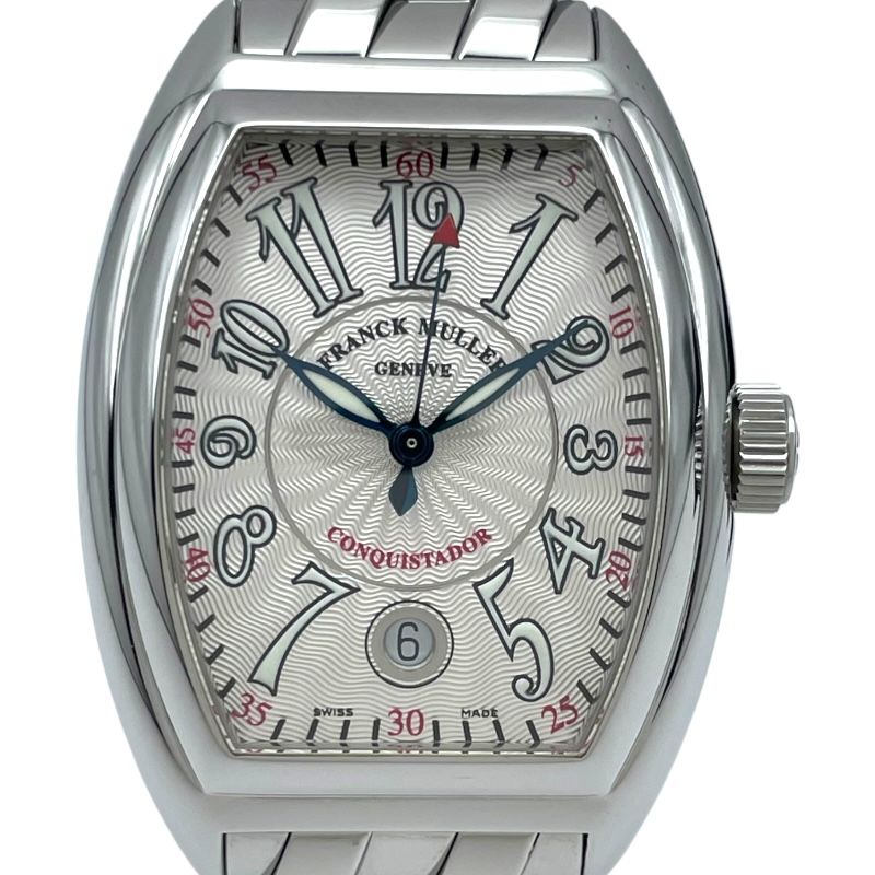 フランク ミュラー FRANCK MULLER コンキスタドール 8005SC シルバー SS 自動巻き メンズ 腕時計