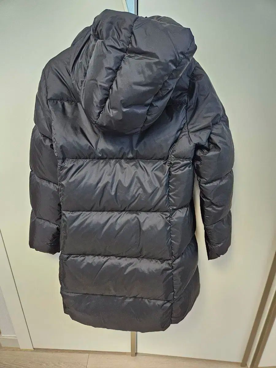 ポロラルフローレン キッズ フード ロング ダウン ブラックネイビー