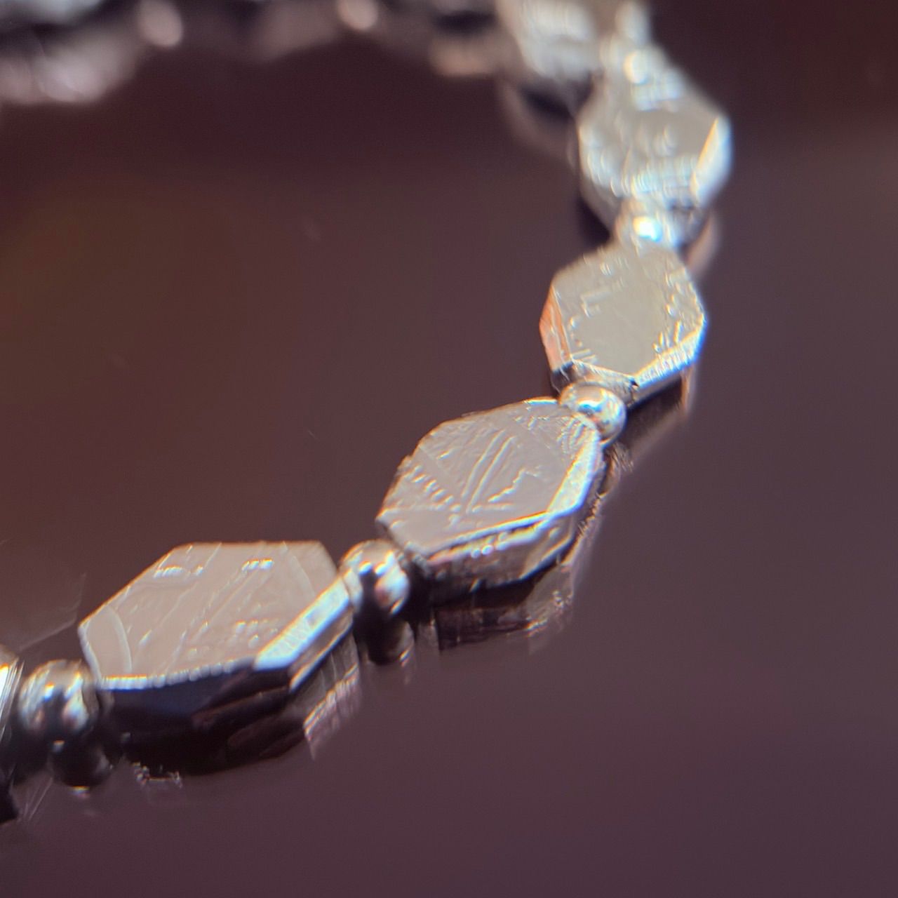 鑑別書付き アルタイ隕石 ブレスレット - メルカリ