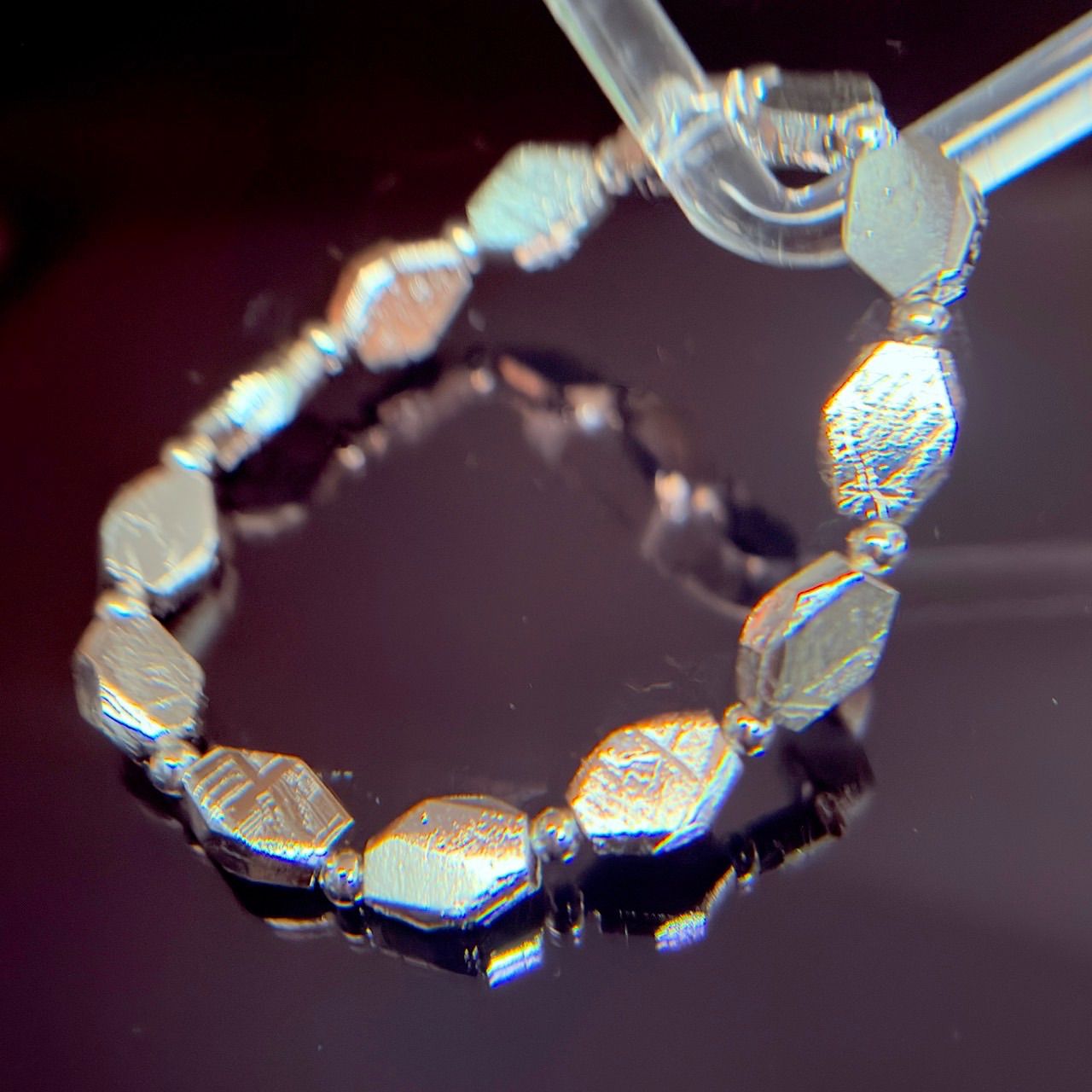 鑑別書付き アルタイ隕石 ブレスレット - メルカリ