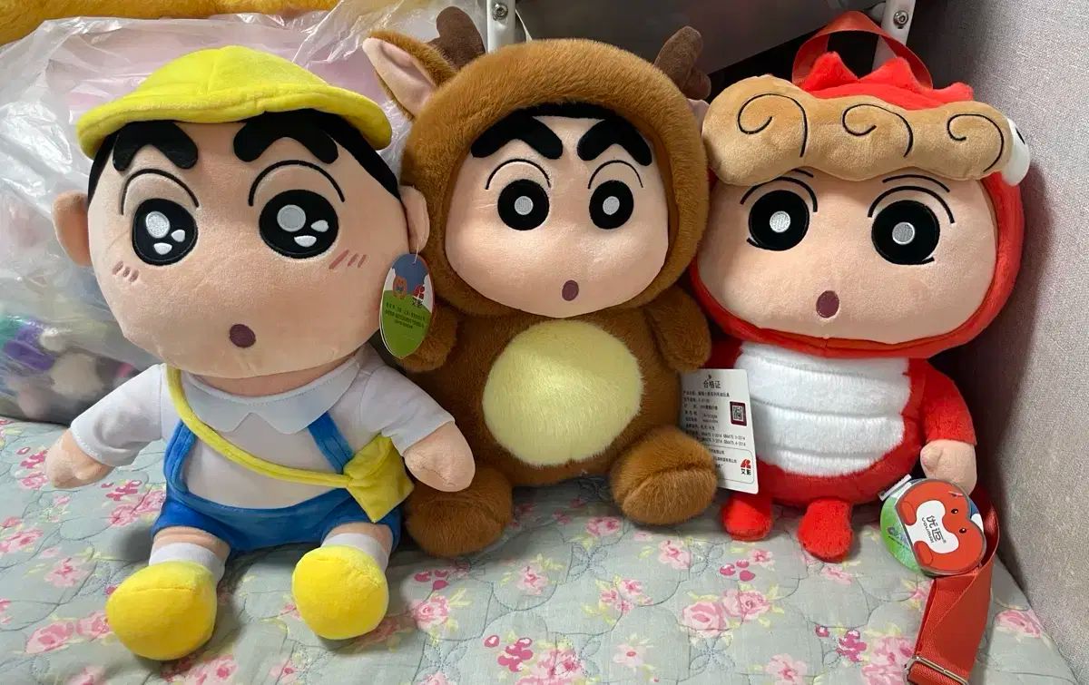 クレヨンしんちゃん ぬいぐるみ キーホルダーセット