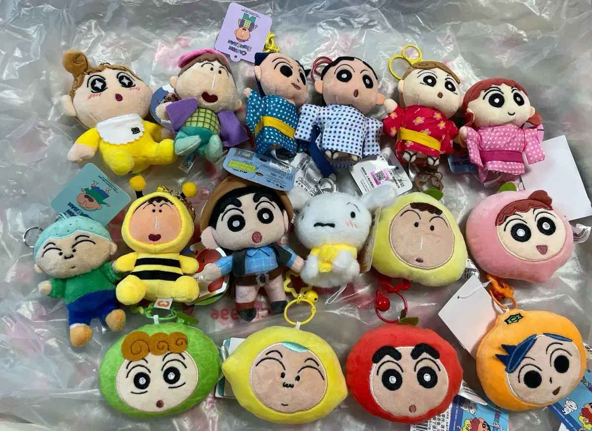 クレヨンしんちゃん ぬいぐるみ キーホルダーセット