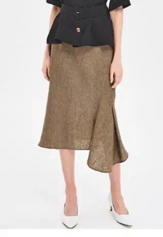 タイム TIME QC アシンメトリー パネル スカート 55 サイズ