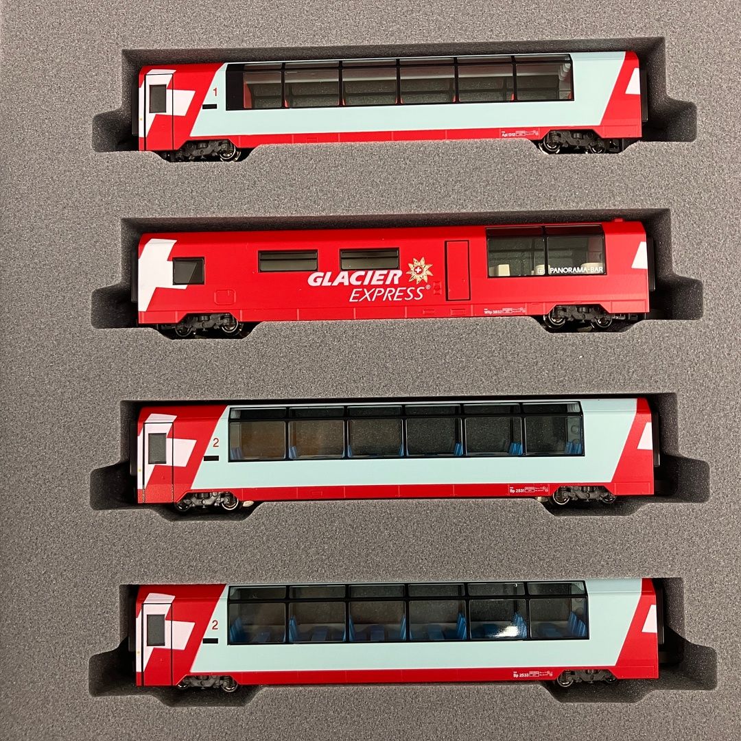KATO アルプスの氷河特急(10-1145+10-1146) KATO 10-1145 10-1146 アルプスの氷河鉄道特急 基本 増結 7両セット