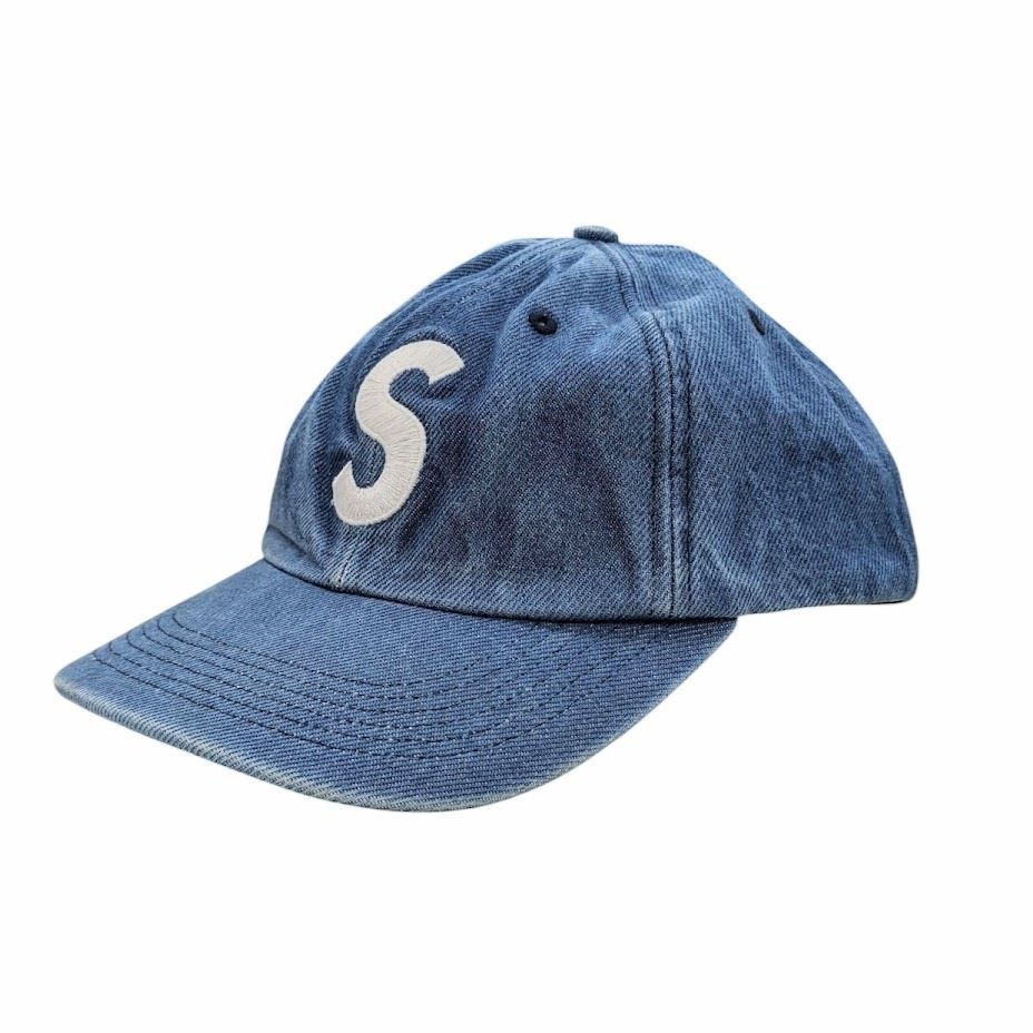 SUPREME Supreme シュプリーム Pigment S Logo 6-Panel Cap Sロゴ &パネル インディゴ デニム キャップ