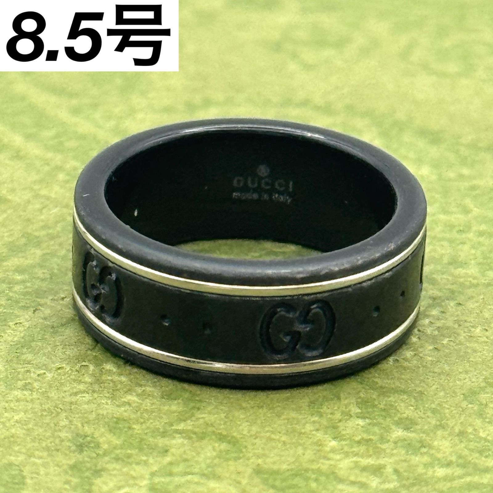 GUCCI 8.5号 アイコンリング K18 750 コランダム 指輪