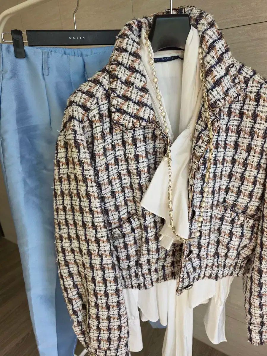 LANVIN ツイード アウター