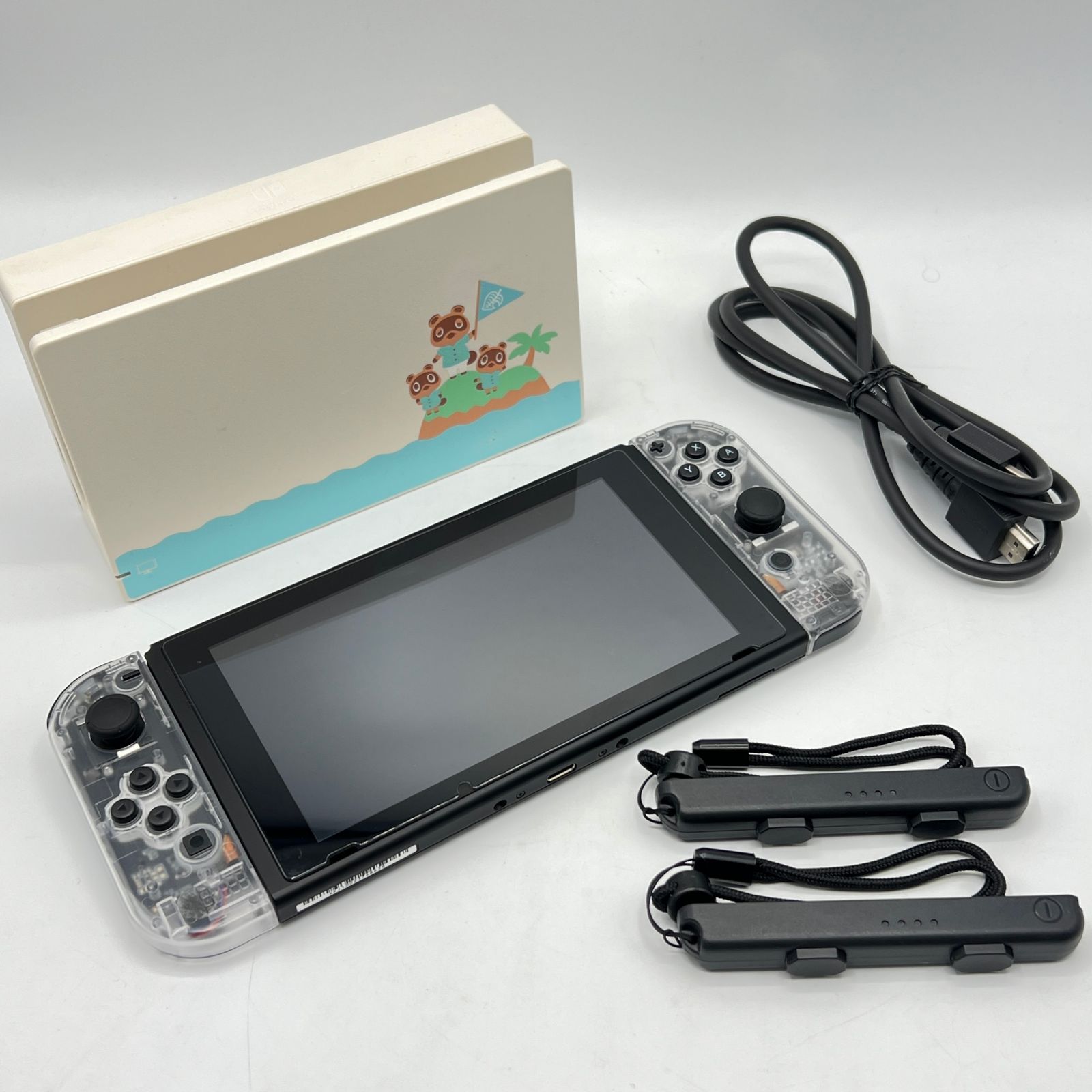 Nintendo Switch HAD-S-JXE-C1 バッテリー強化版 スケルトンコントローラー ニンテンドースイッチ 本体