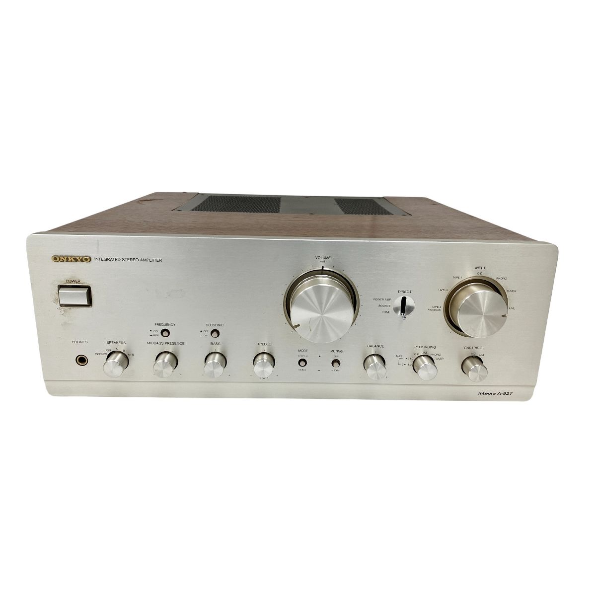 ONKYO オンキヨー integra A-927 プリメインアンプ インテグレーテッドアンプ オーディオ 音響機材