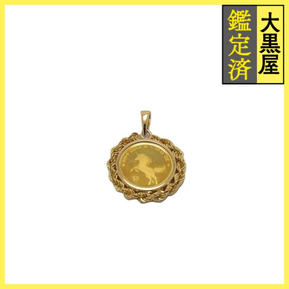 ノンブランドジュエリー トップ エリザベス女王 ホースコイン 5 1 30 oz K 24 18 460