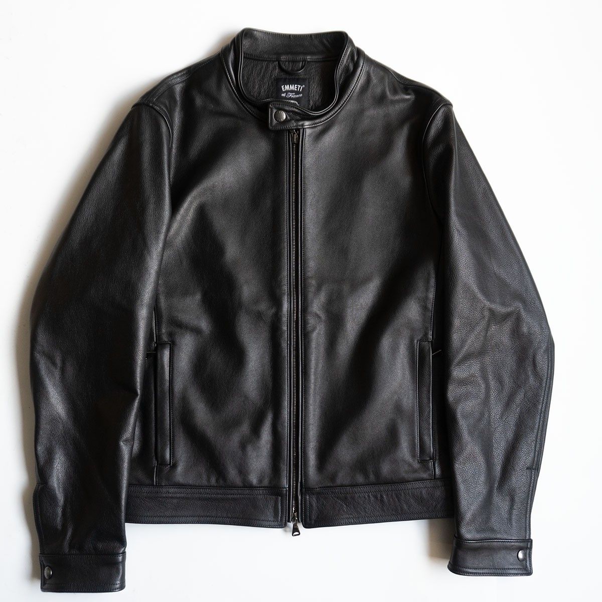 美品/ビッグサイズ】EMMETI 【JURI シングルライダースジャケット】50