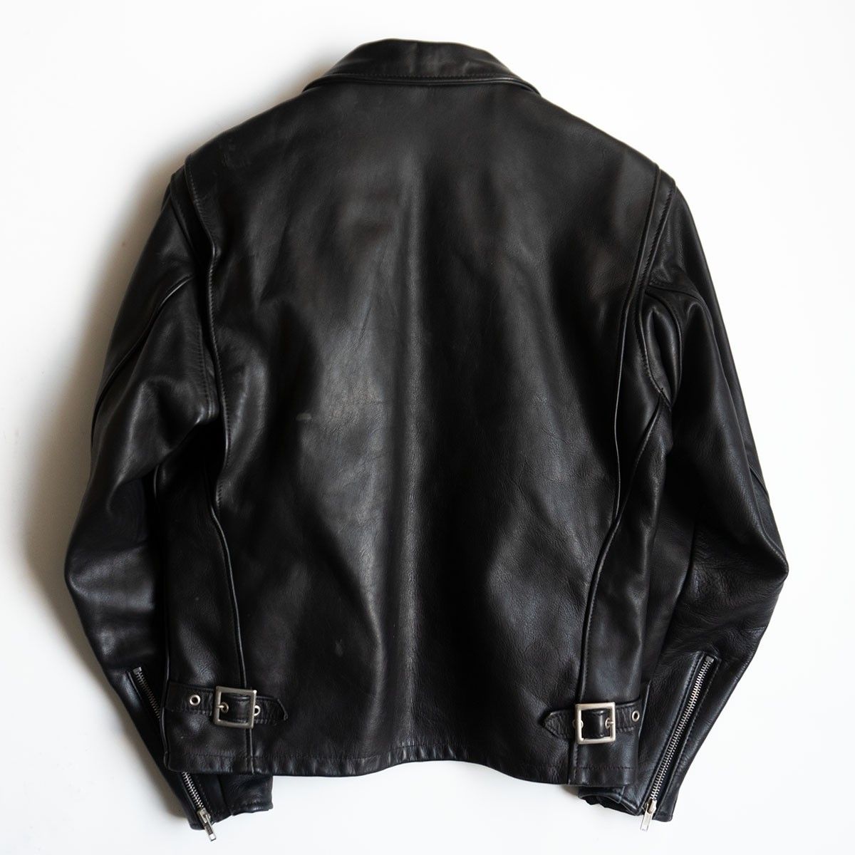 Schott 642 シングルライダースジャケット 38 美品 美品】SCHOTT【642/シングルライダースジャケット】38 襟 レザー