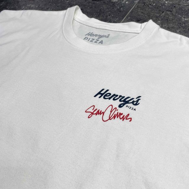 SEAN CLiVERコラボTシャツ　henrys pizza VERDY Henry's PIZZA×SEAN CLIVER TEE SIZE-XL ヴェルディー ヘンリー