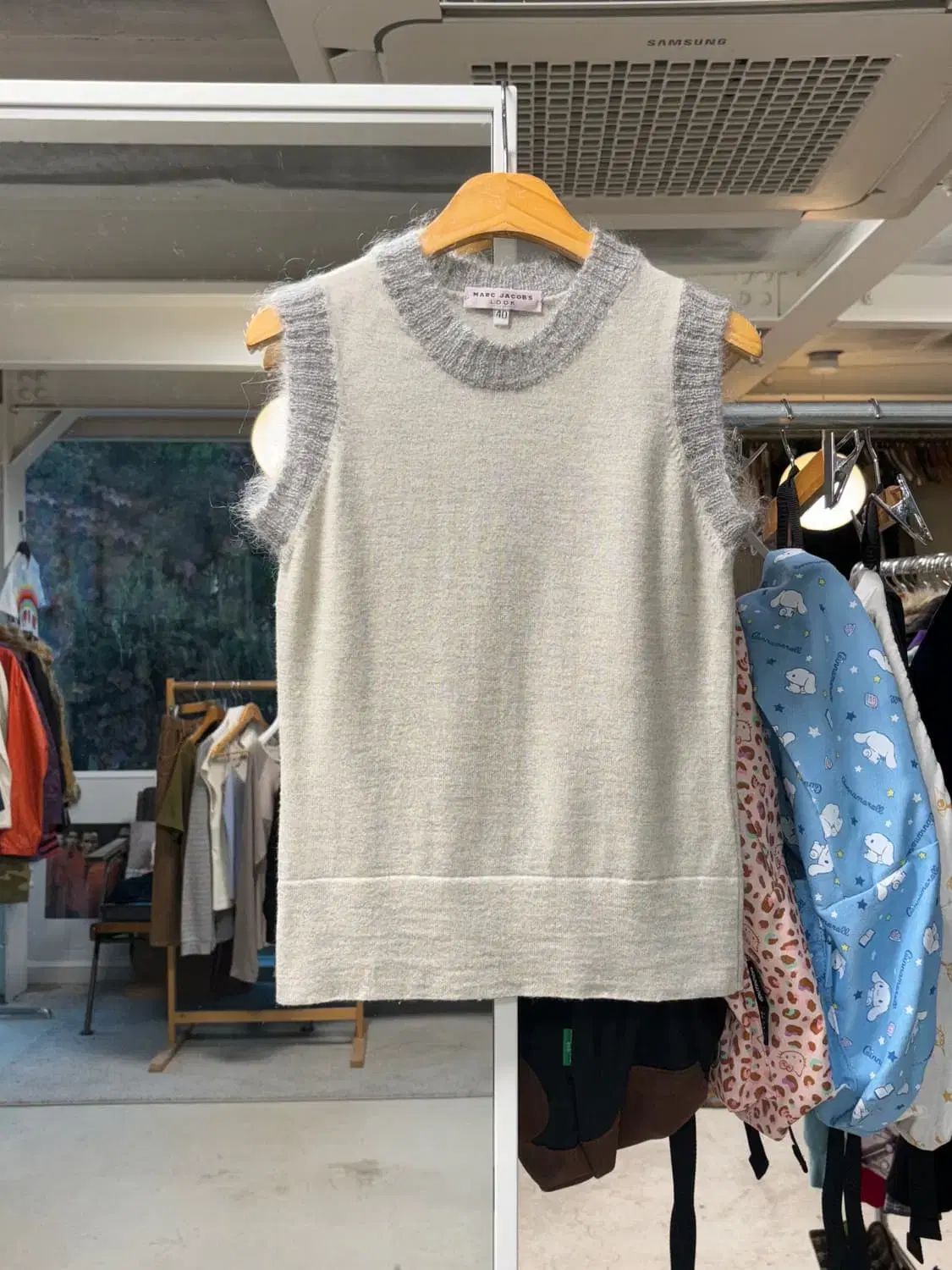  マークジェイコブス Look モヘア ベスト 長袖 カーディガン ボレロ アンサンブル