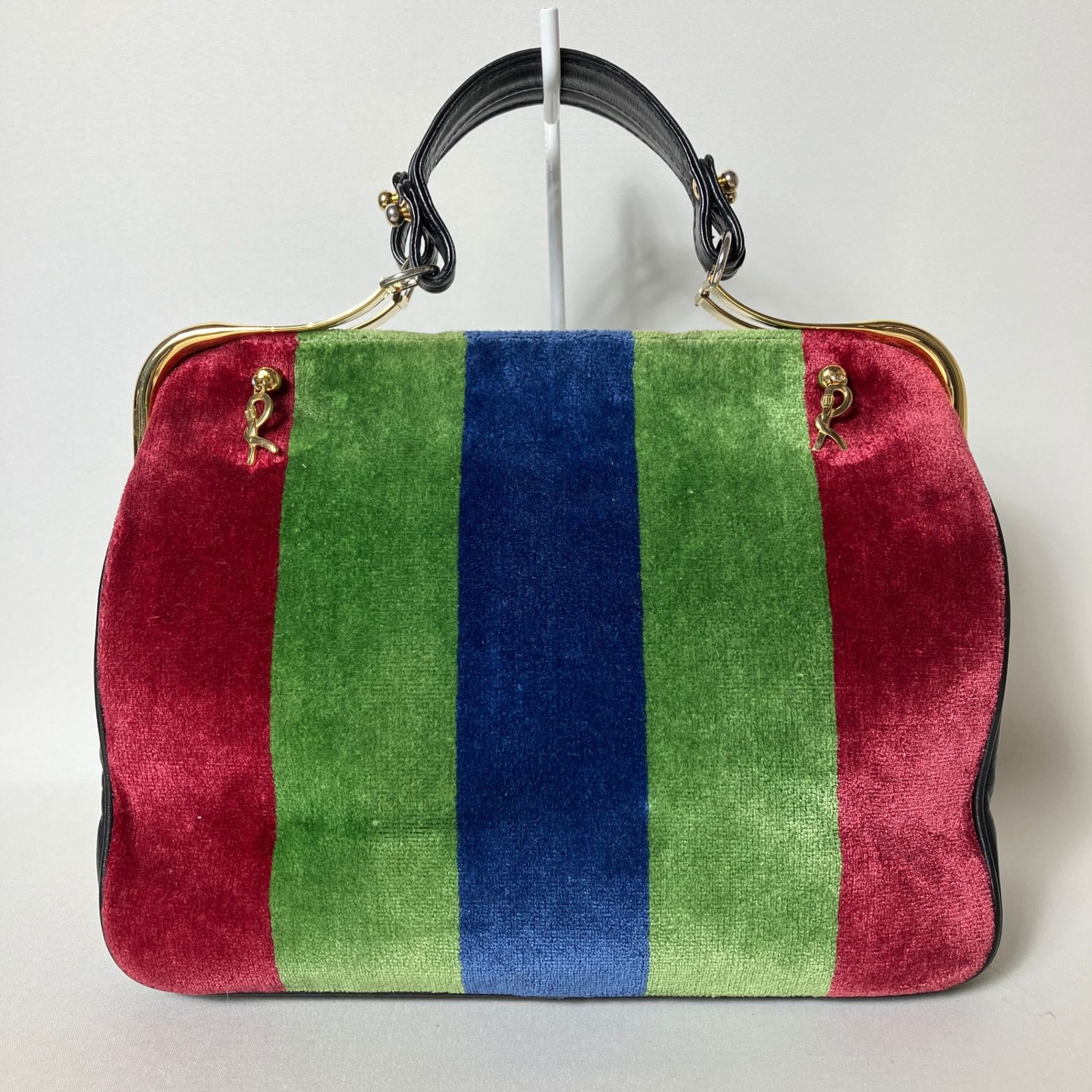 2510-229｜美品｜ロベルタディカメリーノ バゴンギ ハンドバッグ