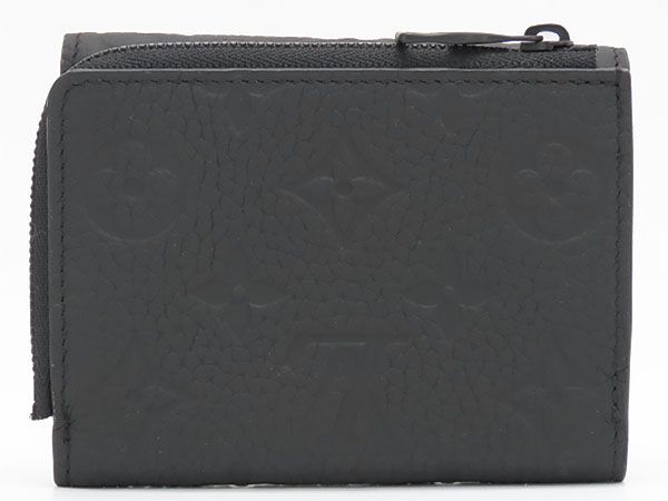 ルイヴィトン LOUIS VUITTON モノグラム トリヨン ポルトフォイユ パイロット 三つ折り財布 コンパクト財布 ブラック レザー M 82556