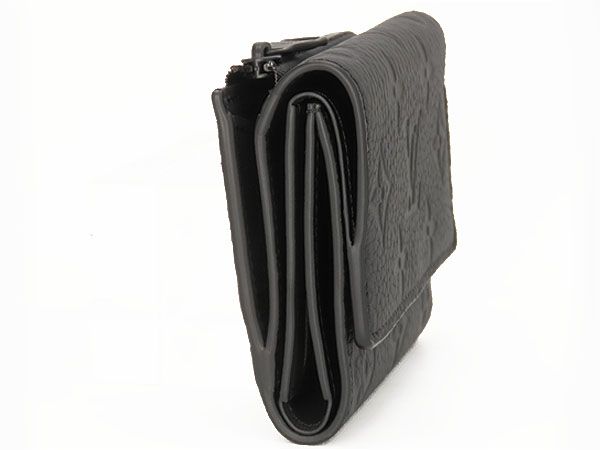  ルイヴィトン LOUIS VUITTON モノグラム トリヨン ポルトフォイユ パイロット 三つ折り財布 コンパクト財布 ブラック レザー M 82556 三つ折り財布 折り財布