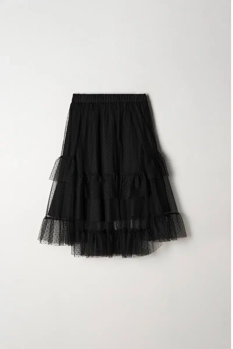 ホクスポクス チュール ドット ロング スカート