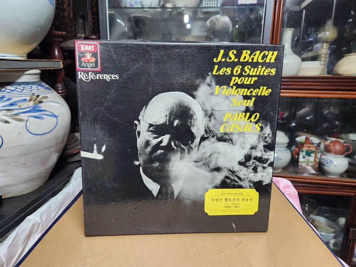 バッハ 同伴者なし チェロ曲 パブロ カザルス 3LP 【公式通販】
