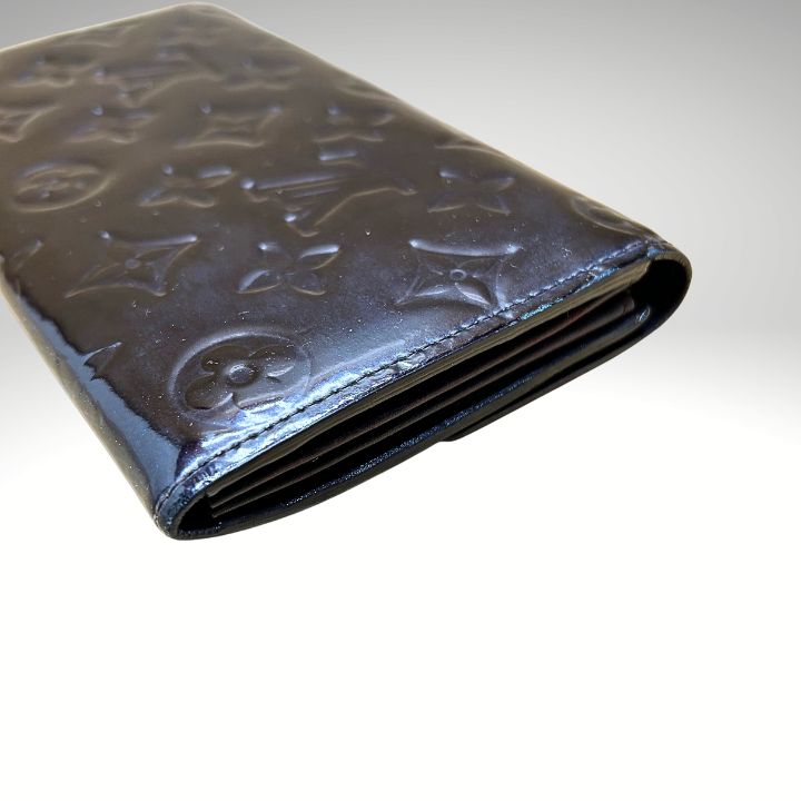 美品】LOUIS VUITTON ルイヴィトン ヴェルニ 長財布 アマラント M93524