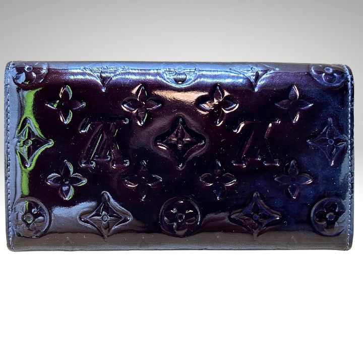 美品】LOUIS VUITTON ルイヴィトン ヴェルニ 長財布 アマラント M93524