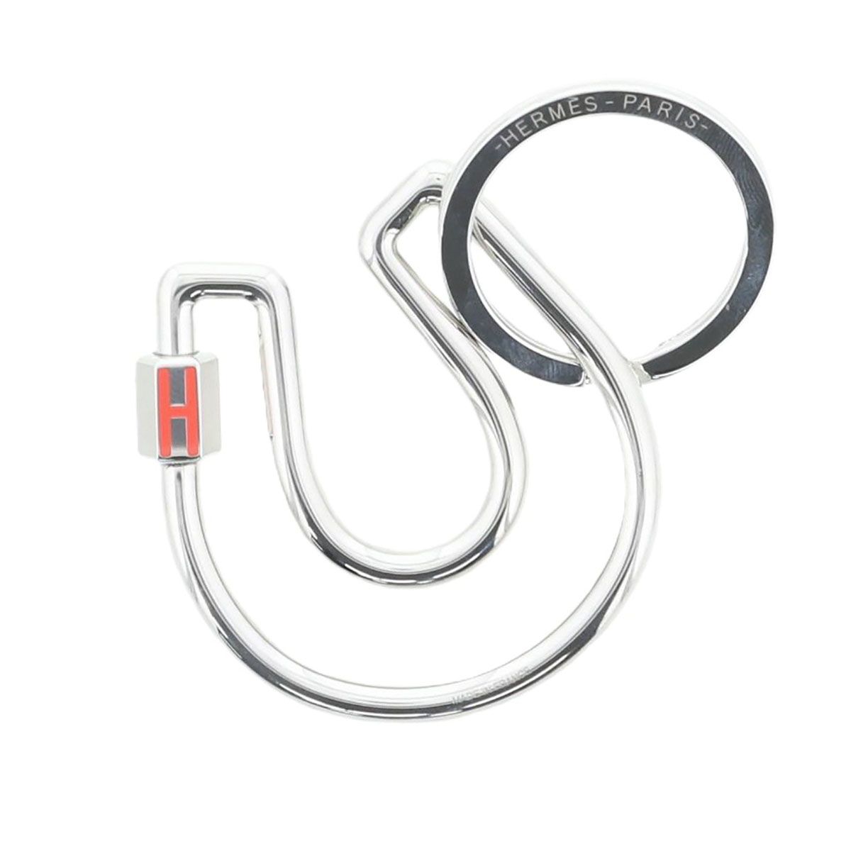 HERMES エルメス フェール ア シュヴァル キーリング レディース メタル シルバー