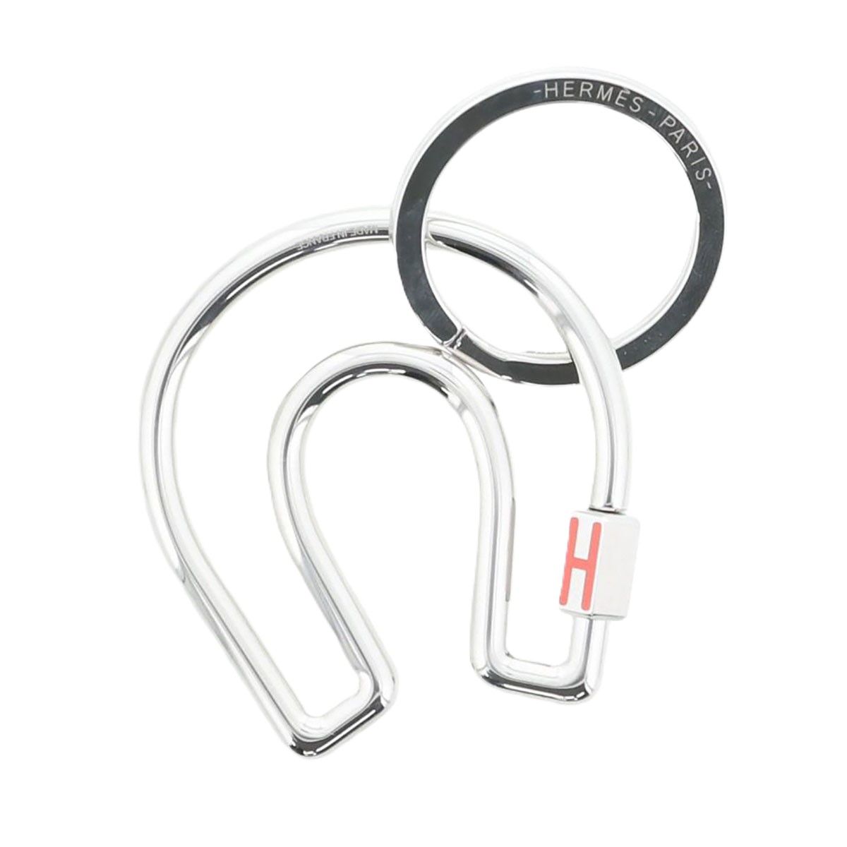 HERMES エルメス フェール ア シュヴァル キーリング レディース メタル シルバー