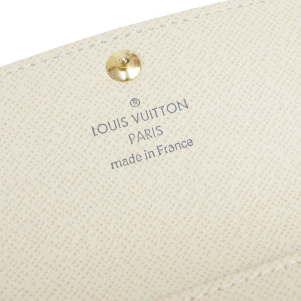  ルイ ヴィトン ミュルティクレ6 キーケース ダミエアズール ホワイト ゴールド金具 N 61745 LOUIS VUITTON キーケース 小物