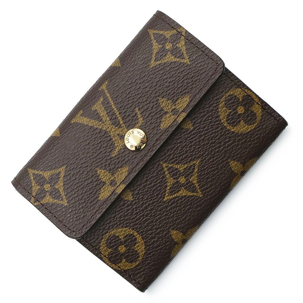 ルイ ヴィトン ラドロー コインケース 小銭入れ 財布 カードケース 名刺入れ 定期入れ パスケース モノグラム ブラウン ゴールド金具 M61927 LOUIS VUITTON