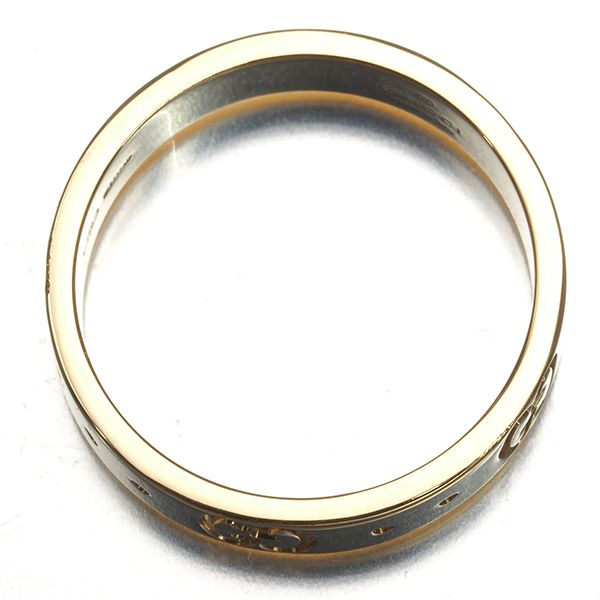 グッチ リング アイコン スリム 9号 K 18 YG 180527