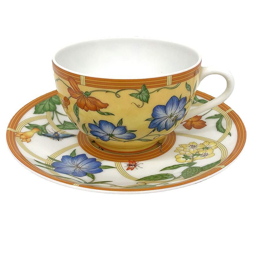 HERMES エルメス LA SIESTA シエスタ カップ＆ソーサー C S 陶器 食器 aq12285