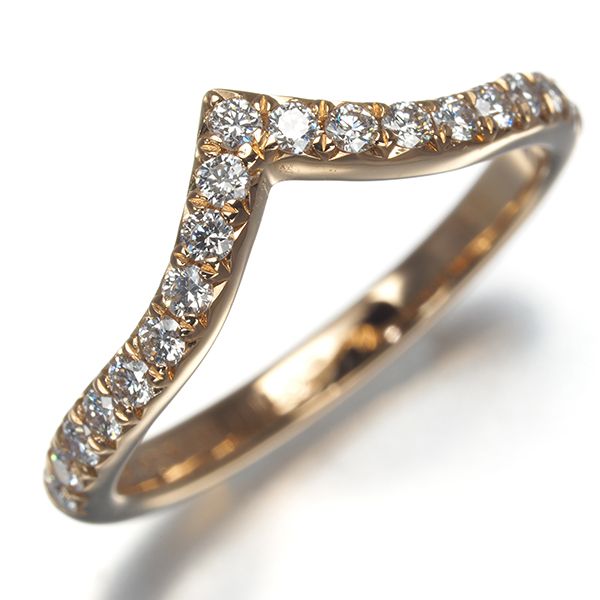 ティファニー リング ダイヤ ダイヤモンド ソレストV ピンキー 4.5号 K 18 PG 180638