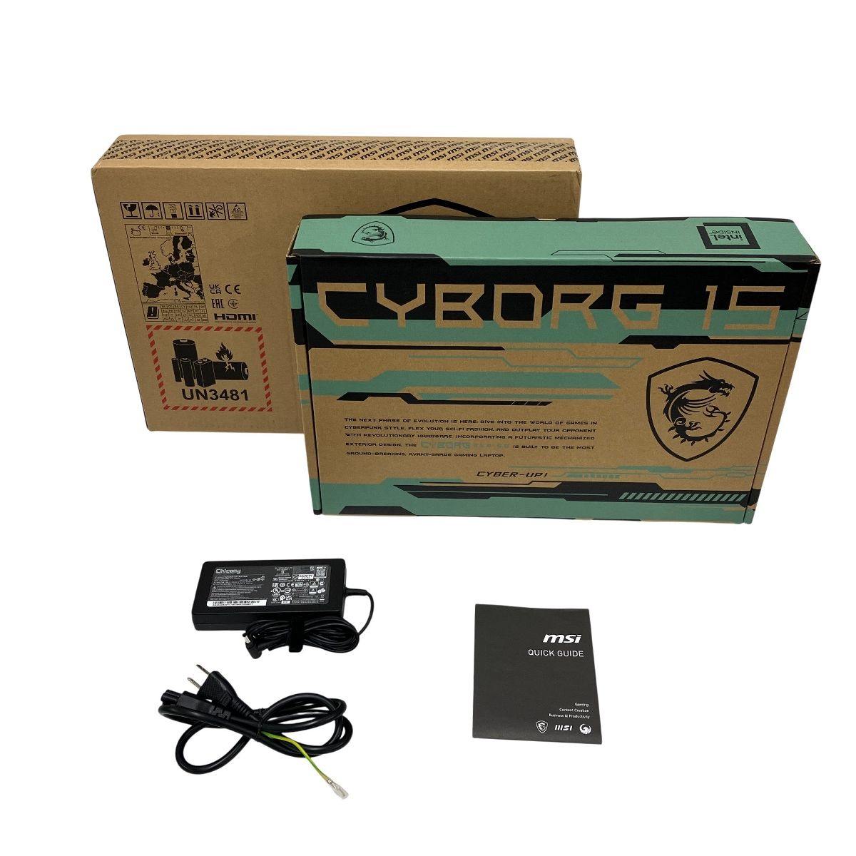 MSI Cyborg 15 A 13 UCK ゲーミングノート PC 3 th Gen Intel Core i 7-13620 H 16 GB 15.6型 Win 11 Home