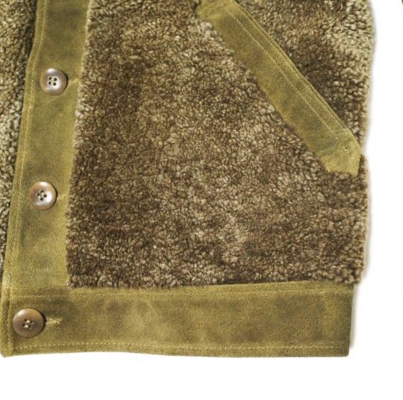 新品 RRL ダブルアールエル 25SS シアリングパネルド ラフアウト