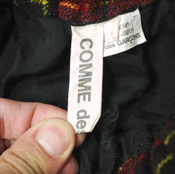 COMME des GARCONS コムデギャルソン 日本製 10AW タータンチェック