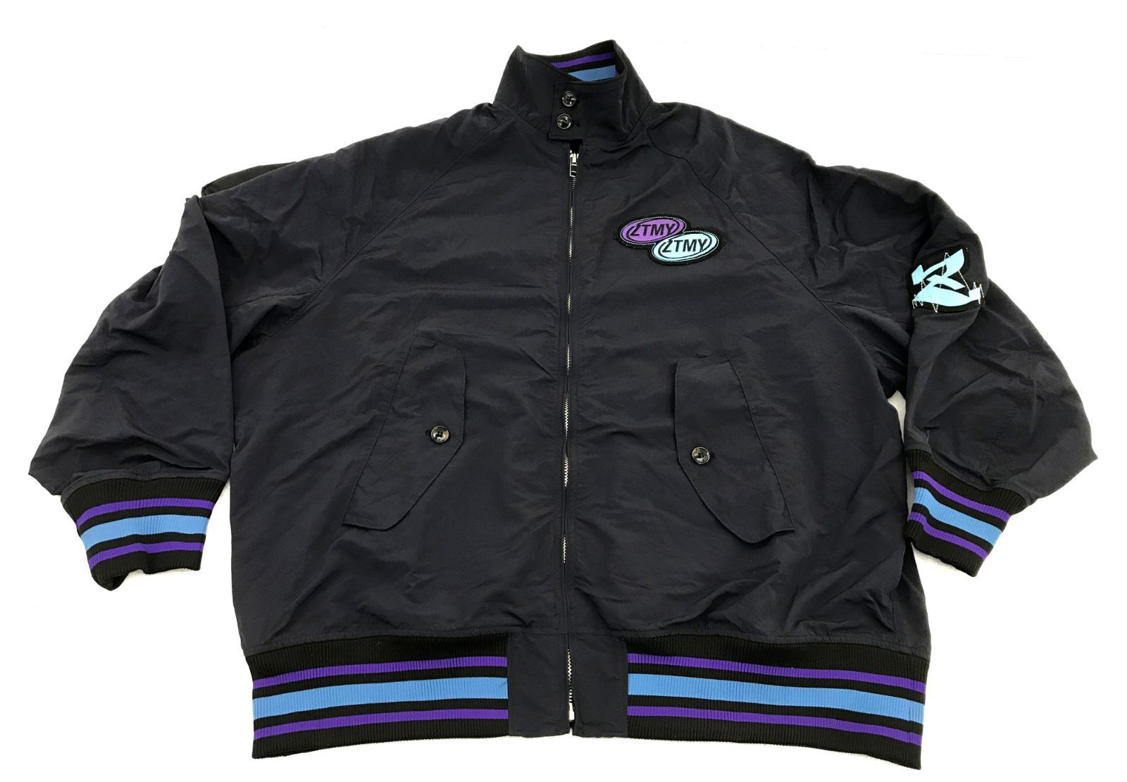 盛岡19-0136 ずっと真夜中でいいのに ZUTOMAYO テクノプア VARSITY JACKET バーシティジャケット XL 80