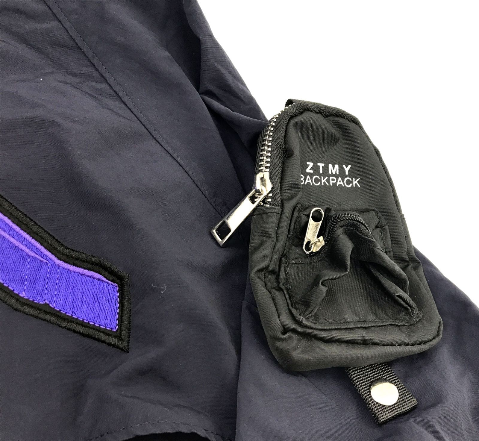 ずっと真夜中でいいのに。テクノプア バーシティジャケット　バックパックあり ずとまよ Zutomayo バーシティジャケット（小バッグパック付き