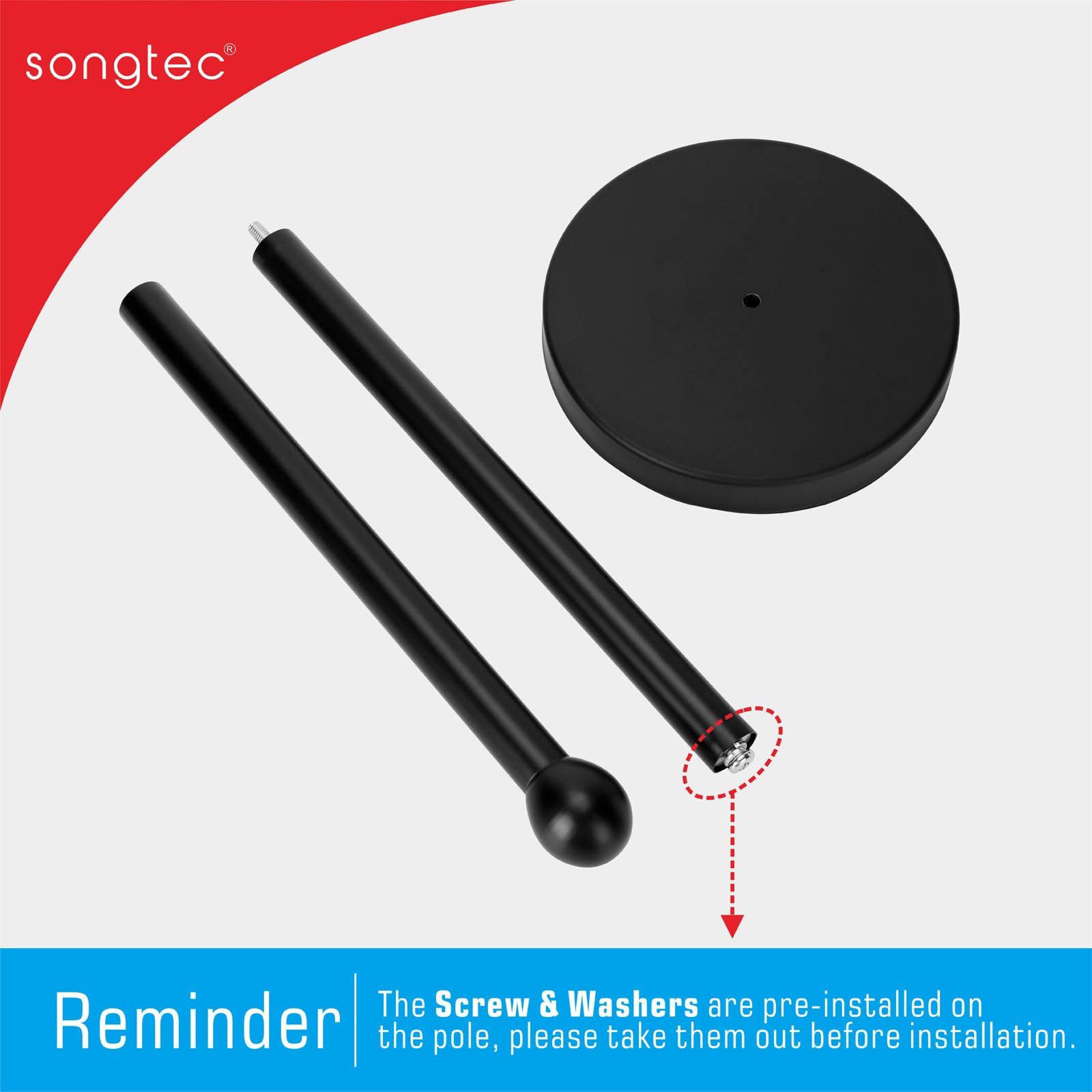 Songtec トイレットペーパーホルダースタンド ブラックフロアスタンディングティスロールホルダー 4ロール用リザーブ付き コンパクトなデザインのバスルームトイレットペーパー収納 - ブラック ブラック WWW_OPDRERGINERDOGAN_COM