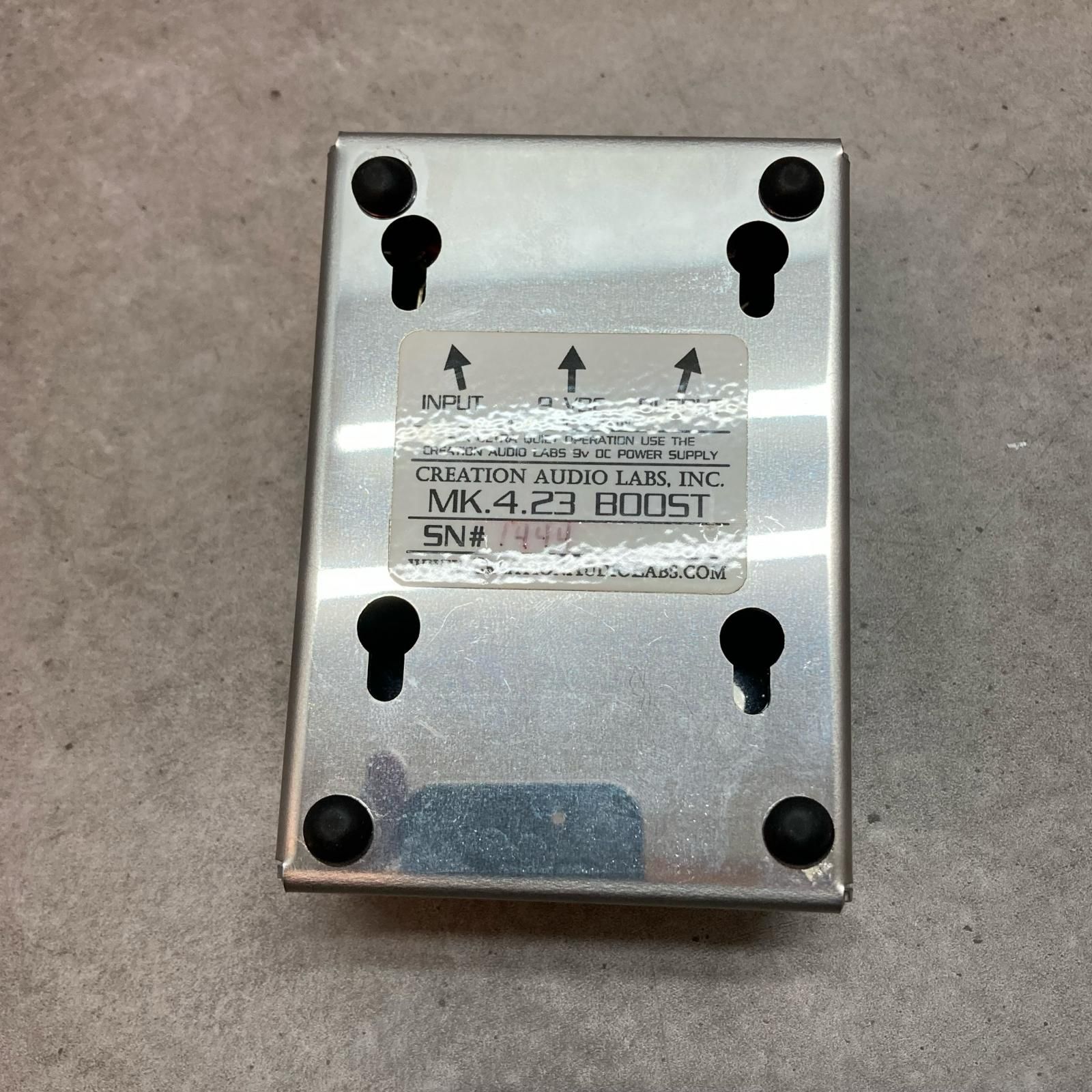 楽器 Creation Audio Labs クリエイションオーディオラボズ エフェクター MK 4 23 BOOST 472