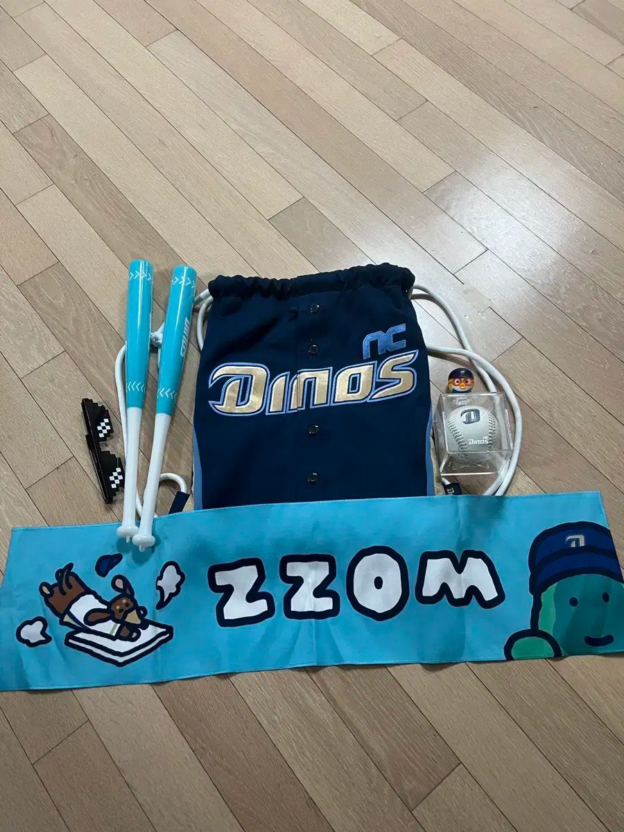 NCダイノス 応援用品 野球用品 ジムサック 応援バット タオル 野球ボール
