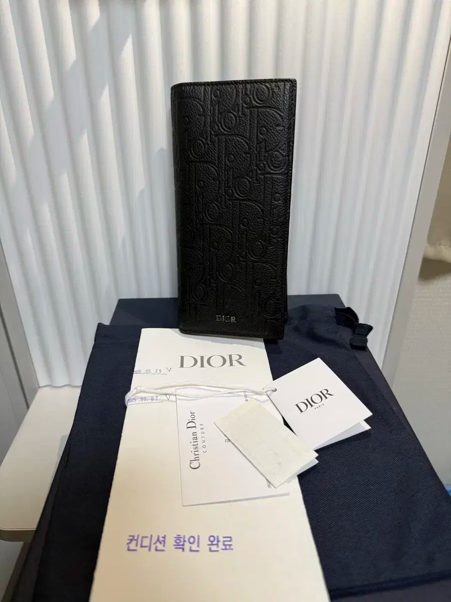 ディオール オブリーク グラビティ 長財布 ブラック フルセット
