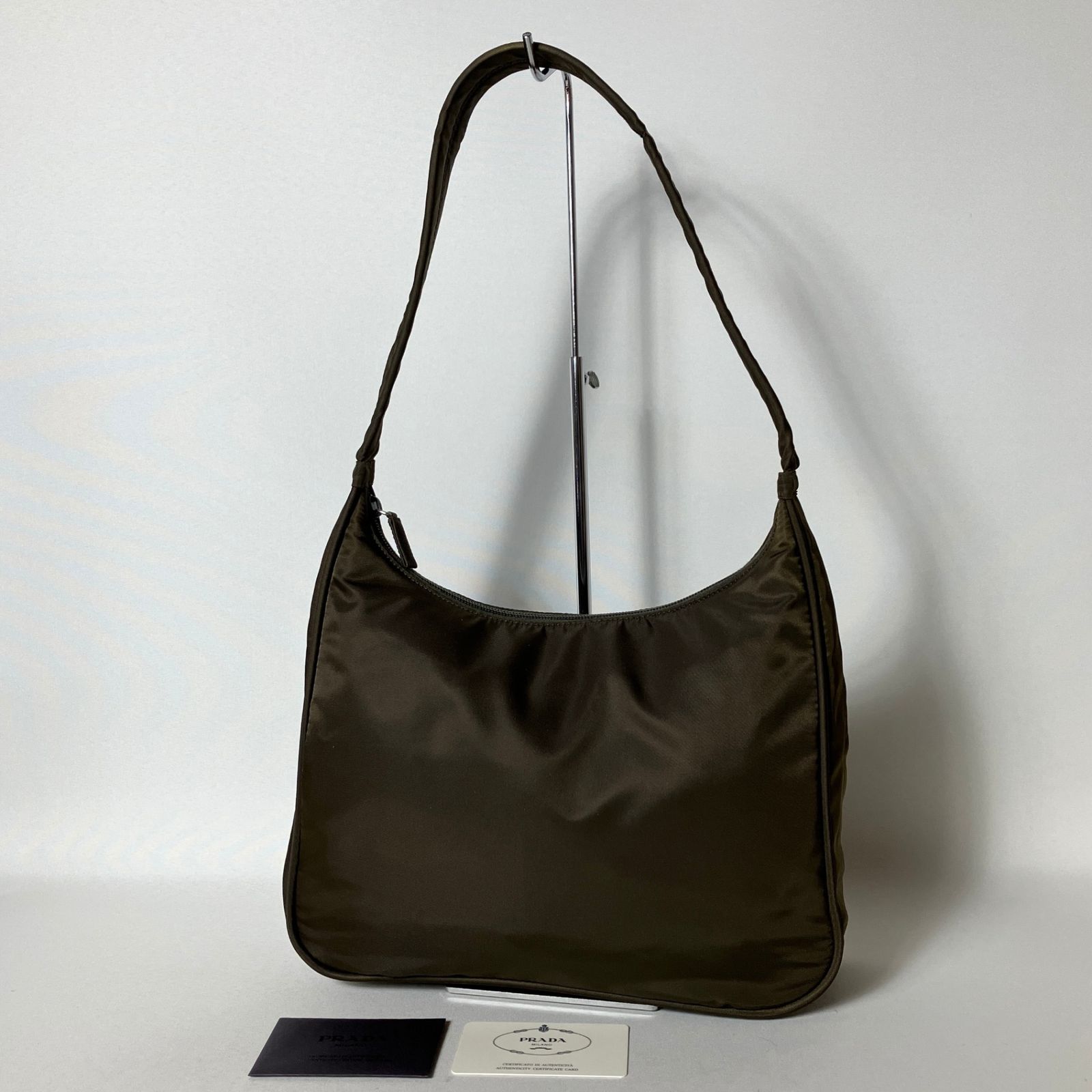 2510-403｜美品｜プラダ テスート ワンショルダーバッグ カーキ 2510-403｜美品｜プラダ テスート ワンショルダーバッグ カーキ - メルカリ