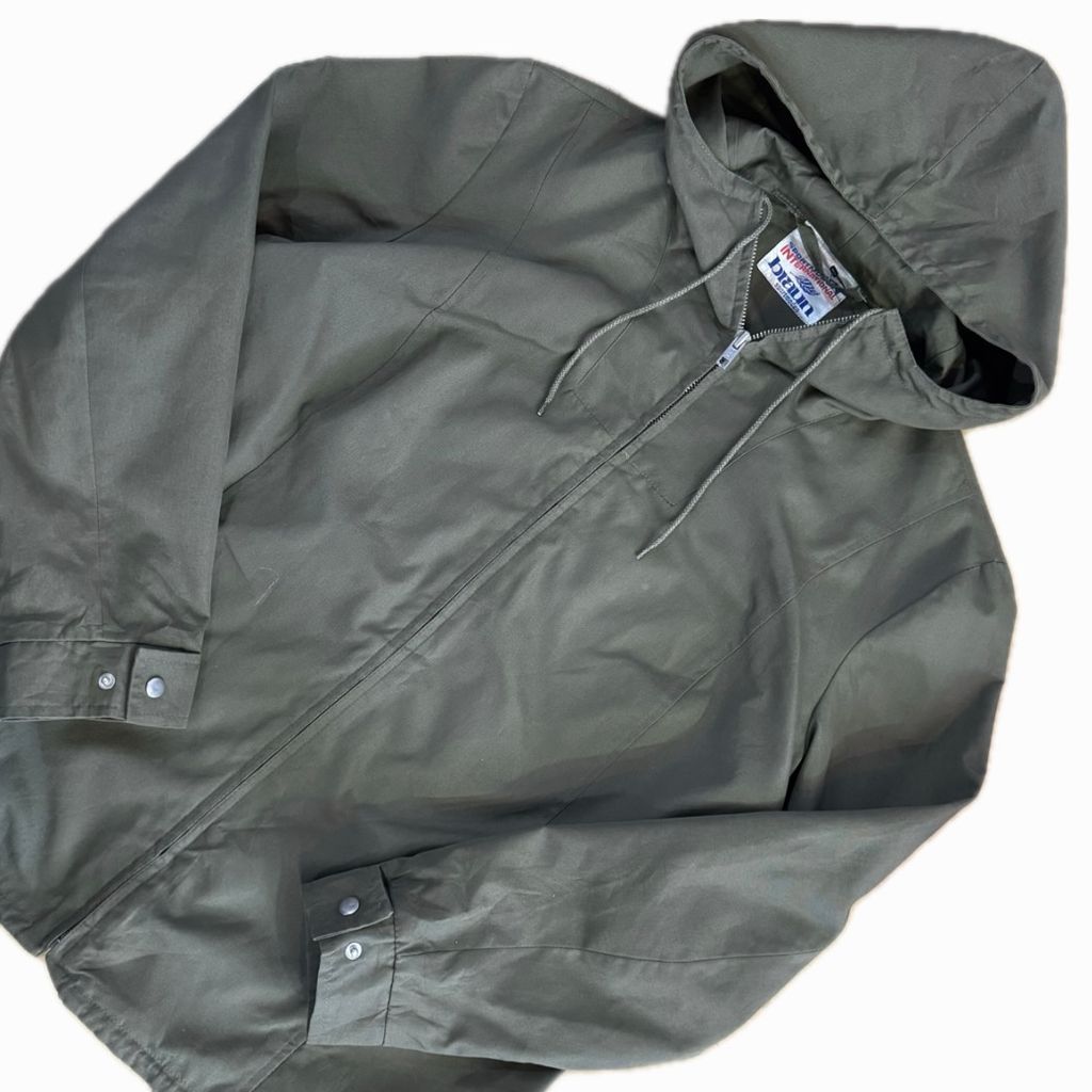 braun SPORTMODEN フード付き ジャケット ドイツブランド オリーブ No.E925