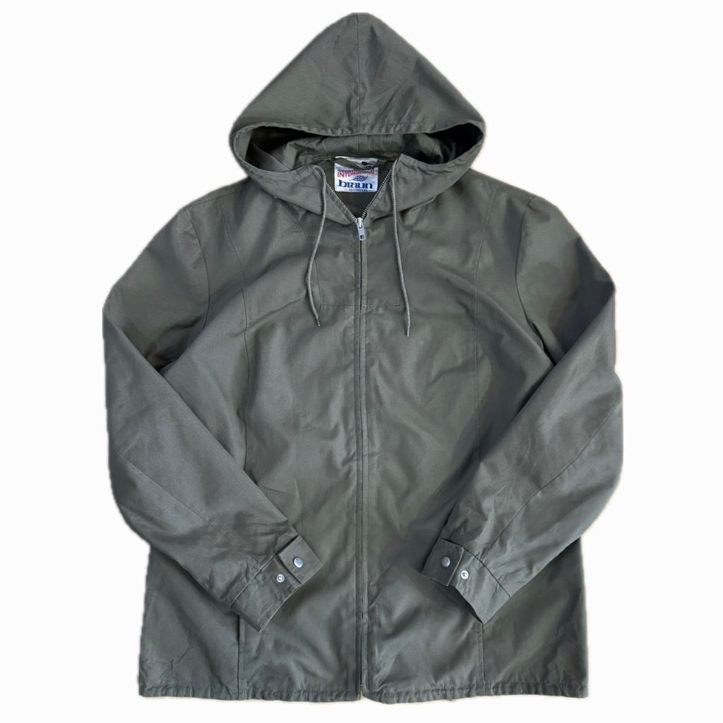 braun SPORTMODEN フード付き ジャケット ドイツブランド オリーブ No.E925