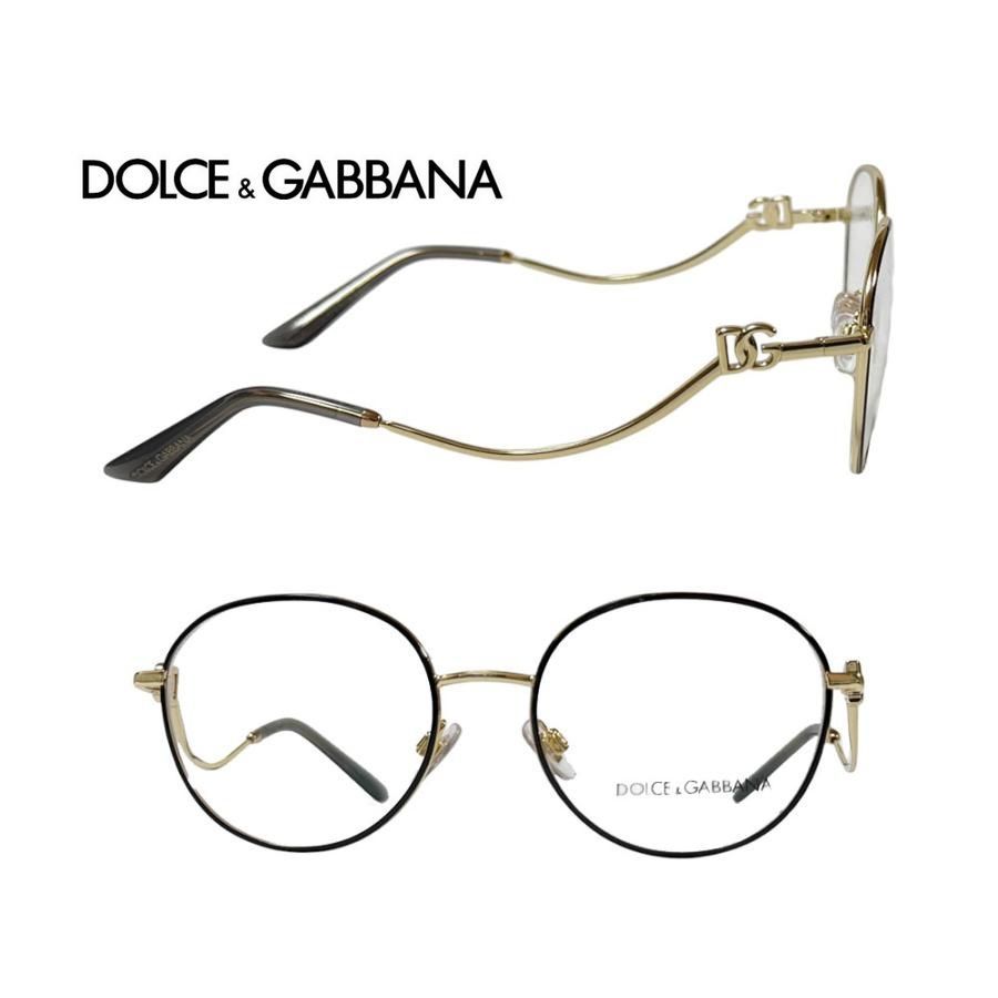 DOLCE-GABBANA ドルチェ＆ガッバーナ メガネフレーム DG1365 1334 ブラック ゴールド