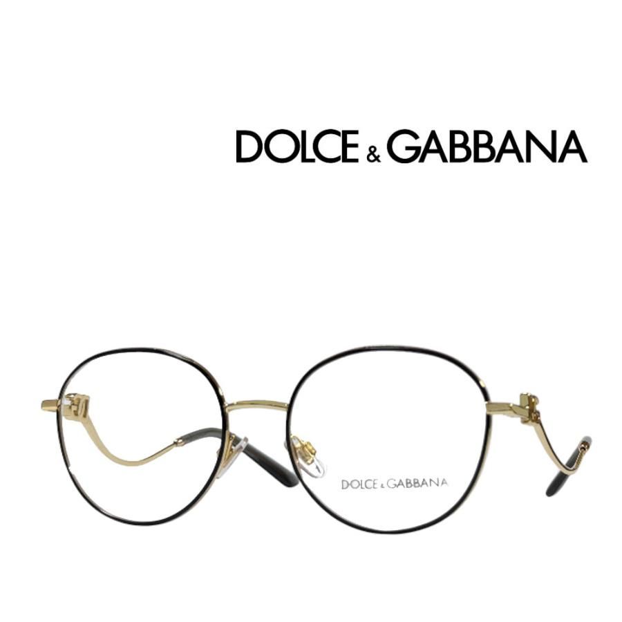 DOLCE-GABBANA ドルチェ＆ガッバーナ メガネフレーム DG 1365 1334 ブラック ゴールド