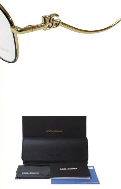  DOLCE GABBANA ドルチェ＆ガッバーナ メガネフレーム DG 1365 1334 ブラック ゴールド メガネ 小物