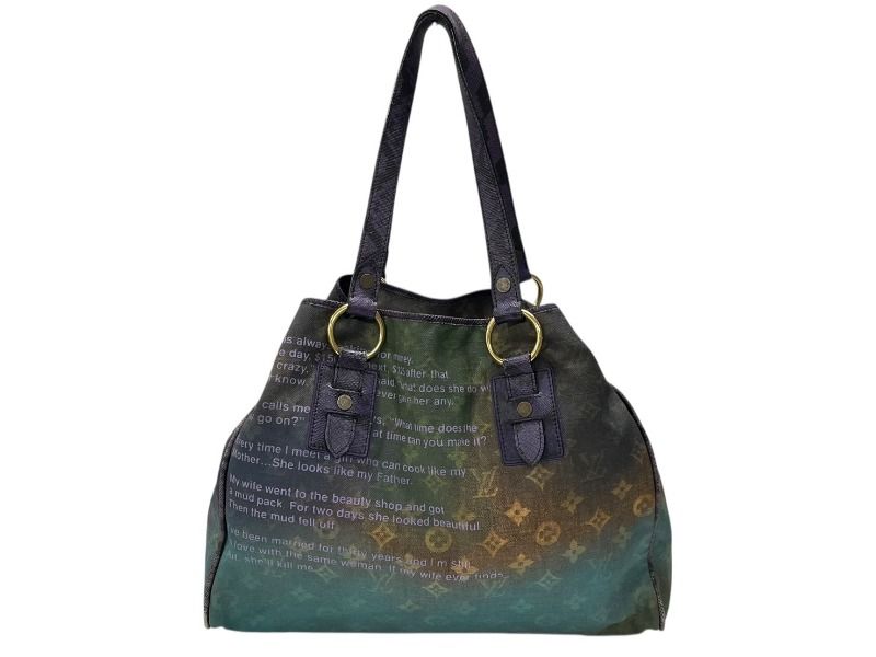 LOUIS VUITTON ルイヴィトン モノグラムジョークス リチャードプリンス ハートブレイク M95740 トートバッグ ヴィオレ パープル 4b007349